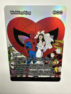 Wedding Ring (Borderless) Marvel Universe Eternal-Legal Foil 2025 MTG Card NM - Image 3