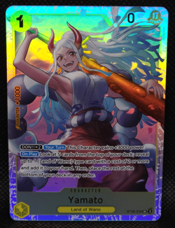 Yamato ST28-005 SR ONE PIECE Tcg Card Game NM Yellow - Image 1