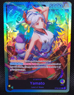 Yamato OP06-022 ONE PIECE Tcg Card Game NM GREEN/YELLOW Leader - Image 1