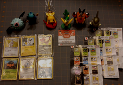 Lot Of 6 2012 Mcdonalds Pokemon Figures And Cards Pokemon Collector Lot - Image 1