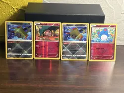 Lot of Radiant Jirachi Cards - Radiant Holo Pattern - Pokemon TCG + 2 Rev Holo - Image 1