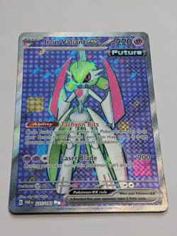 PACK FRESH - Iron Valiant ex -225/182 TCG Paradox Rift Ultra Rare Pokemon Card - Image 2