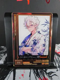 Sanemi Shinazugawa EP Rare Card Demon Slayer Collectible Holo Watercolor Style - Image 1