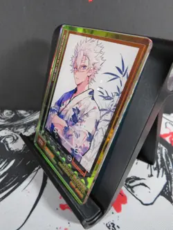 Sanemi Shinazugawa EP Rare Card Demon Slayer Collectible Holo Watercolor Style - Image 3