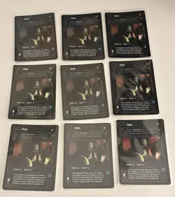 Star Wars CCG - Reflections I - Greedo Foil Mint 9 Card Lot Unplayed - Image 1