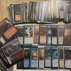 Magic The Gathering Lot (150 Cards) NM/LP Mixed Types + Deck Box + Card Sleeves - Image 3