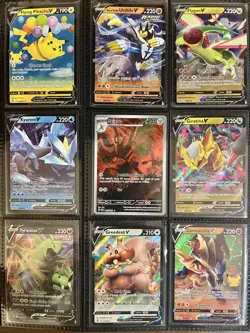 Pokemon TCG Binder Collection - 360 Cards - Holos, V, EX, Reverse Holos, Vintage - Image 1