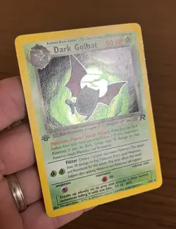 Pokemon TCG Dark Golbat 1st Edition Holo Card - Team Rocket 07/82 MP-LP - Image 2
