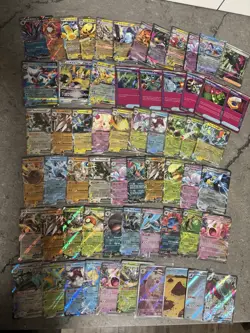 60 Card Pokemone Lot - Double Rare Trainer ex AR Ace Spec Mega - Image 1