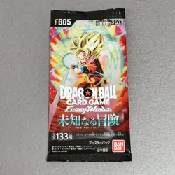 1 pack Dragon Ball Super Card Game Fusion World FB05 Unknown Adventure # - Image 1
