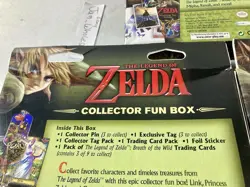 LOT OF 6 The Legend of Zelda Collector's Fun Box 15 Trading Cards, Tag & Pin NEW - Image 3
