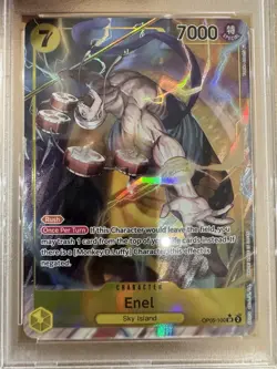 One Piece Card English - ENEL OP05-100 Alt Art - PSA 10 Gem Mint - Image 3