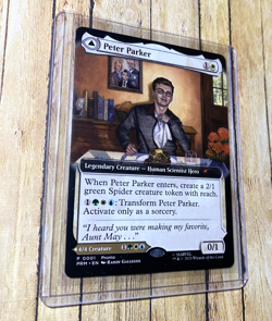 Peter Parker New York Comic Con Promo Card Spider-Man Magic The Gathering - Image 1