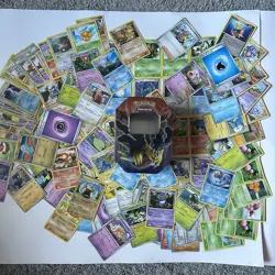 Lot Of 140 Pokemon Trading Cards 2007-2025 Mixed Lot With Tin Vintage - Image 1
