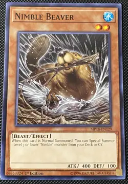 Nimble Beaver MP18-EN129 2018 Mega-Tins Mega Pack 1st Edition - Yugioh Card - Image 1