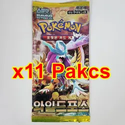 Pokemon Card Wild Force Booster Pack x11 Temporal Forces Scarlet & Violet Korean - Image 2