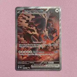 Pokemon Prismatic Evolutions TCG Bloodmoon Ursaluna EX 168/131 SIR Card - Image 1