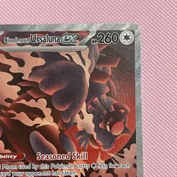 Pokemon Prismatic Evolutions TCG Bloodmoon Ursaluna EX 168/131 SIR Card - Image 3