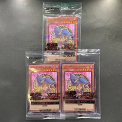NEW 3 card Dark Magician Girl 711E-JP002 Normal Parallel Rare Seven Eleven 1914 - Image 1