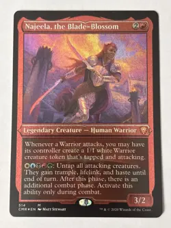 Najeela, the Blade-Blossom - FOIL Etched - Commander Legends - MTG NM - Image 1