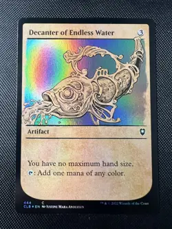 MTG Decanter Of Endless Water Foil Commander Legends CLB Showcase DnD NM - Image 1