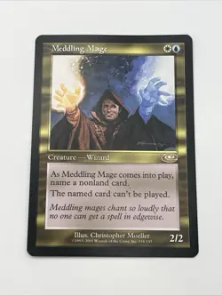 Meddling Mage Planeshift Near Mint Never Played Mtg Magic The Gathering - Image 4