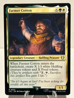 Farmer Cotton 55 R Commander: The Lord of the Rings NM MTG - Image 1