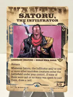 Satoru, the Infiltrator (Showcase) 298 R Outlaws of Thunder Junction NM MTG - Image 1
