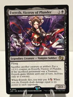 Evereth, Viceroy of Plunder (Anime) 41 R Foundations Jumpstart NM MTG - Image 1