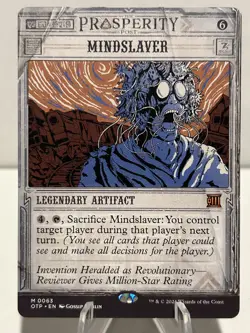 Mindslaver 63 M Outlaws of Thunder Junction: Breaking News Near Mint MTG - Image 1