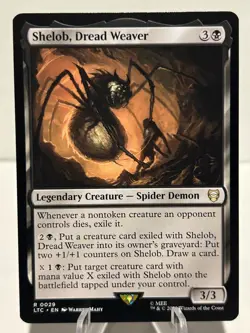 Shelob, Dread Weaver 29 R Commander: The Lord of the Rings NM MTG - Image 1