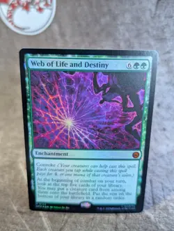 MTG, Web of Life and Destiny (#0122), Spider-Man - Foil, NM Mythic - Image 1