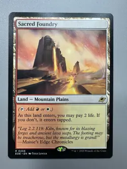Sacred Foundry | #0256 | NM | Edge of Eternities MTG Magic The Gathering - Image 1