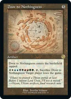 1x Door to Nothingness -- Retro Schematic NM-Mint, English The Brothers' War: Re - Image 1