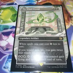 The Wind Crystal (Borderless) Final Fantasy Regular Magic the Gathering. - Image 1