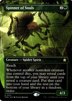 NM - Spinner of Souls (Borderless) R Foundations 341 - Image 1