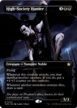 NM - High-Society Hunter (Borderless) R Foundations 320 - Image 1