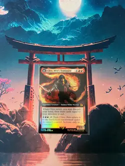 Clive, Ifrit's Dominant (Extended Art) Final Fantasy MTG Foil - Image 1