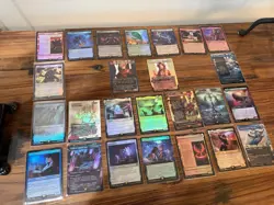 Magic The Gathering MTG Lot of 25 Rare Final Fantasy Foils - Aerith Joshua - Image 2