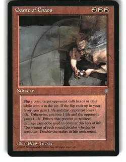 Magic the Gathering - Ice Age Game of Chaos Rare 1995 - Image 1