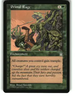 Magic the Gathering - Stronghold Primal Rage 1998 Uncommon - Image 1