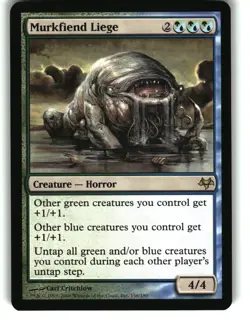 Magic the Gathering - Eventide Murkfiend Liege 2008 156 Rare - Image 1