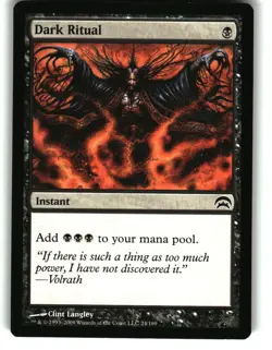 Magic the Gathering - Planechase Dark Ritual 2009 24 Common - Image 1
