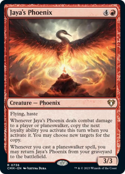 Jaya's Phoenix [Commander Masters] Magic MTG - Image 1