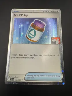 Play! Pokemon Prize Pack 7 Journey Together Cosmo Holo 153/159 N's PP Up - NM - Image 4