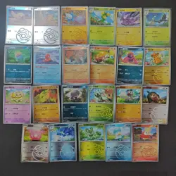 Pokemon TCG Master Ball Holo Cetoddle Cufant Glimmet Dolliv Lot*23 FM - Image 1