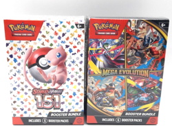 Pokemon Scarlet And Violet 151 & Mega Evolution Booster Bundle Factory SEALED - Image 1