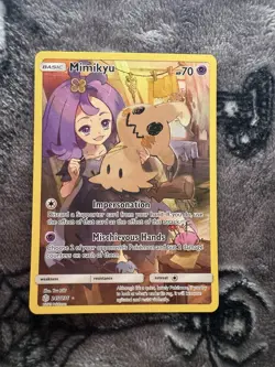 Mimikyu 245/236 Secret Rare Holo Sun&Moon Cosmic Eclipse Pokemon TCG - NM - Image 2