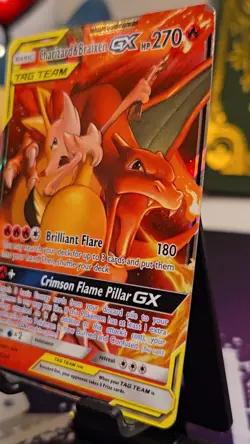 Charizard & Braixen GX 22/236 Sun and Moon - Cosmic Eclipse Holo NM Pokemon TCG - Image 2
