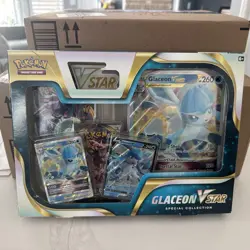 Pokemon TCG Glaceon VStar Special Collection Sword & Shield Factory Sealed - Image 1